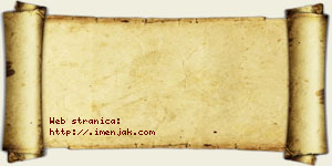 Jelena Karanović vizit kartica